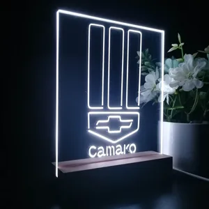Chevrolet Camaro Emblem LED Desk Light