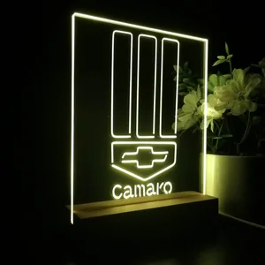 Chevrolet Camaro Emblem LED Desk Light