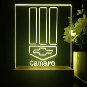 Chevrolet Camaro Emblem LED Desk Light
