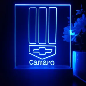 Chevrolet Camaro Emblem LED Desk Light