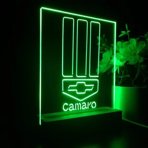 Chevrolet Camaro Emblem LED Desk Light