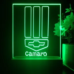 Chevrolet Camaro Emblem LED Desk Light