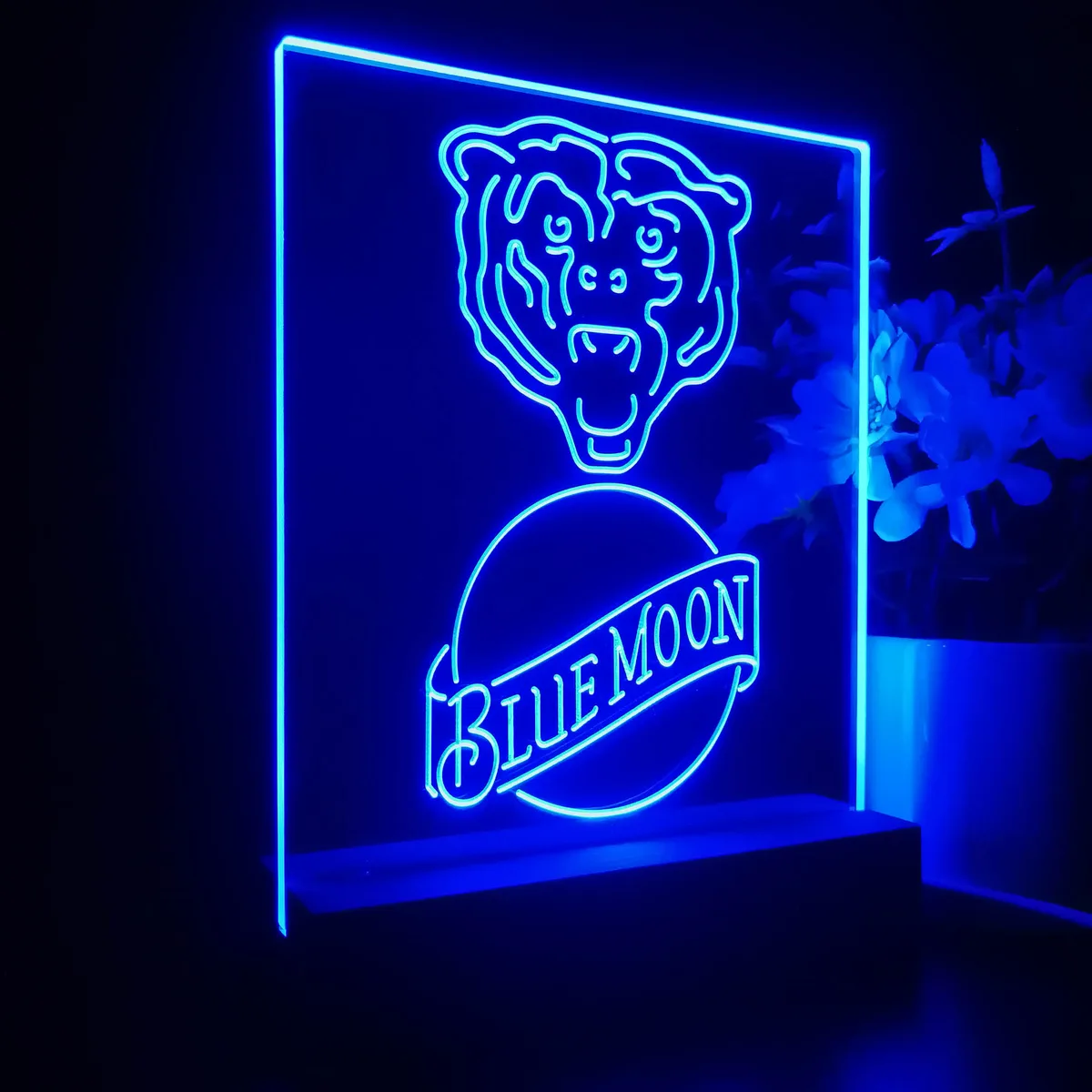 Chicago Bears Blue Moon LED Desk Light