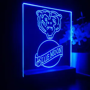 Chicago Bears Blue Moon LED Desk Light