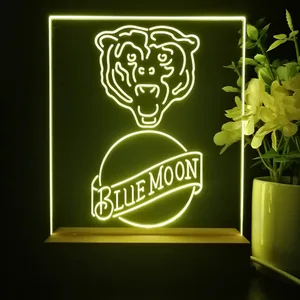 Chicago Bears Blue Moon LED Desk Light