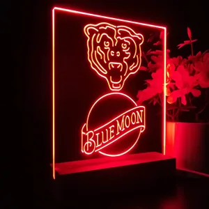 Chicago Bears Blue Moon LED Desk Light