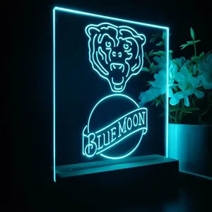 Chicago Bears Blue Moon LED Desk Light