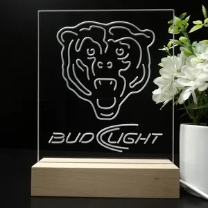 Chicago Bears Bud Light LED Desk Light