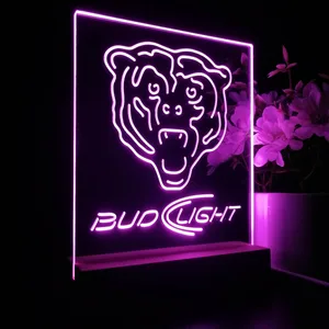 Chicago Bears Bud Light LED Desk Light