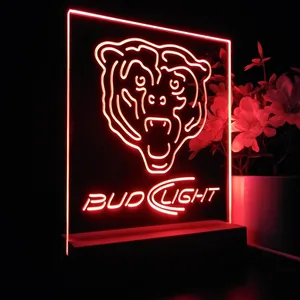 Chicago Bears Bud Light LED Desk Light