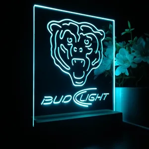 Chicago Bears Bud Light LED Desk Light