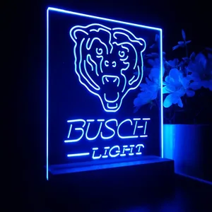 Chicago Bears Busch Light LED Desk Light