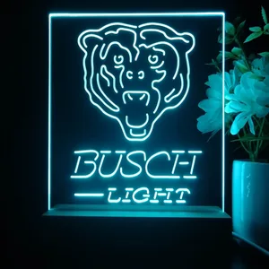 Chicago Bears Busch Light LED Desk Light