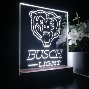 Chicago Bears Busch Light LED Desk Light
