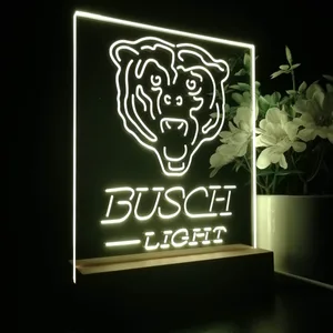 Chicago Bears Busch Light LED Desk Light