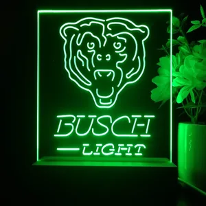Chicago Bears Busch Light LED Desk Light