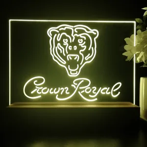 Chicago Bears Crown Royal LED Desk Light