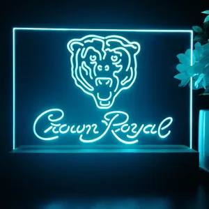 Chicago Bears Crown Royal LED Desk Light