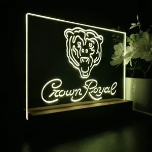 Chicago Bears Crown Royal LED Desk Light