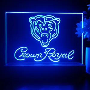 Chicago Bears Crown Royal LED Desk Light