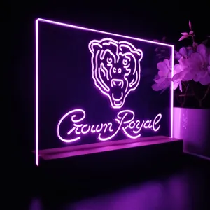 Chicago Bears Crown Royal LED Desk Light