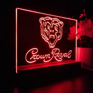 Chicago Bears Crown Royal LED Desk Light