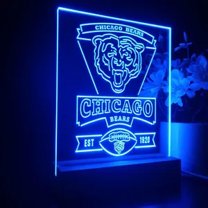 Chicago Bears EST 1920 LED Desk Light