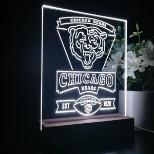 Chicago Bears EST 1920 LED Desk Light