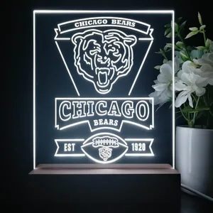 Chicago Bears EST 1920 LED Desk Light