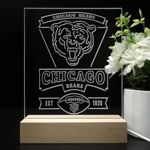 Chicago Bears EST 1920 LED Desk Light