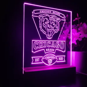 Chicago Bears EST 1920 LED Desk Light