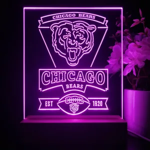 Chicago Bears EST 1920 LED Desk Light