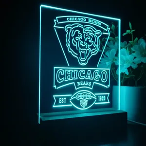 Chicago Bears EST 1920 LED Desk Light