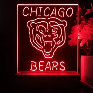 Chicago Bears Logo 1 LED Desk Light
