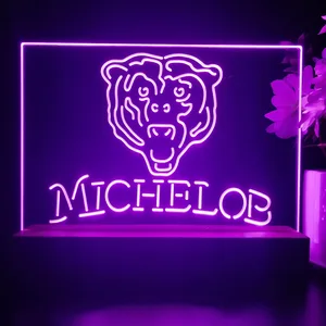 Chicago Bears Michelob LED Desk Light