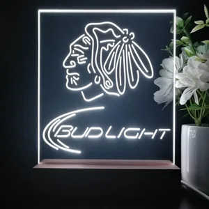 Chicago Blackhawks Bud Light LED Desk Light