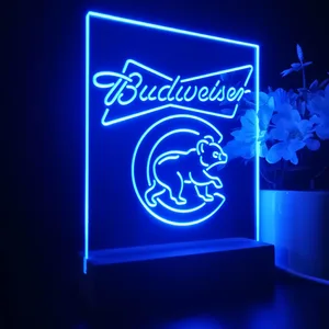 Chicago Cubs Budweiser LED Desk Light
