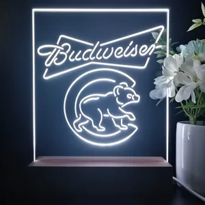 Chicago Cubs Budweiser LED Desk Light