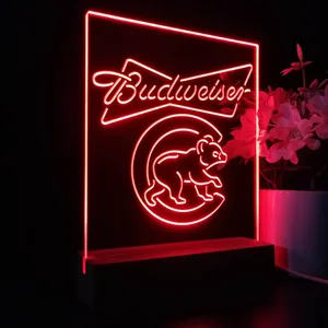 Chicago Cubs Budweiser LED Desk Light