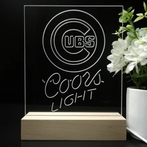 Chicago Cubs Coors Light LED Desk Light