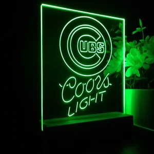 Chicago Cubs Coors Light LED Desk Light