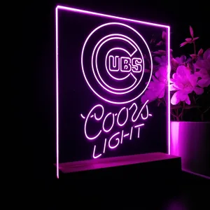 Chicago Cubs Coors Light LED Desk Light