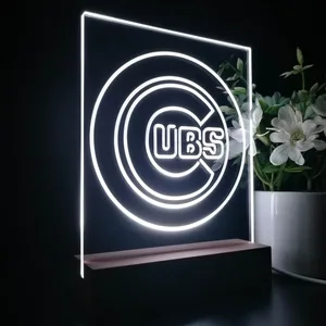 Chicago Cubs Logo 1 LED Desk Light
