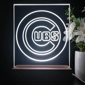 Chicago Cubs Logo 1 LED Desk Light