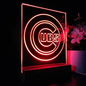 Chicago Cubs Logo 1 LED Desk Light
