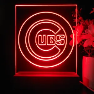 Chicago Cubs Logo 1 LED Desk Light