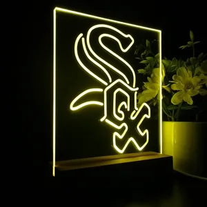 Chicago White Sox Logo 1 LED Desk Light