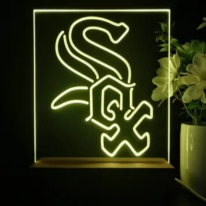 Chicago White Sox Logo 1 LED Desk Light