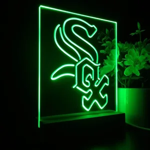 Chicago White Sox Logo 1 LED Desk Light