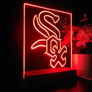 Chicago White Sox Logo 1 LED Desk Light